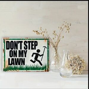 Vintage Style Lawn Sign